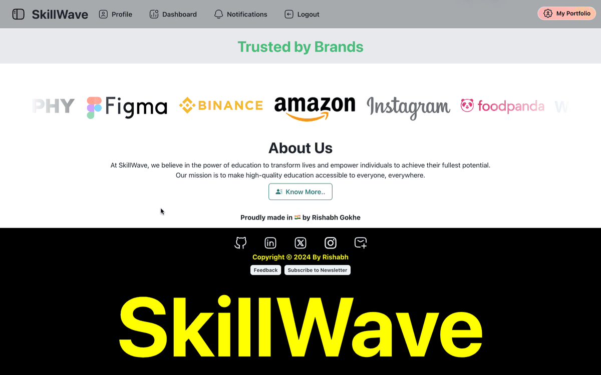 SkillWave Footer